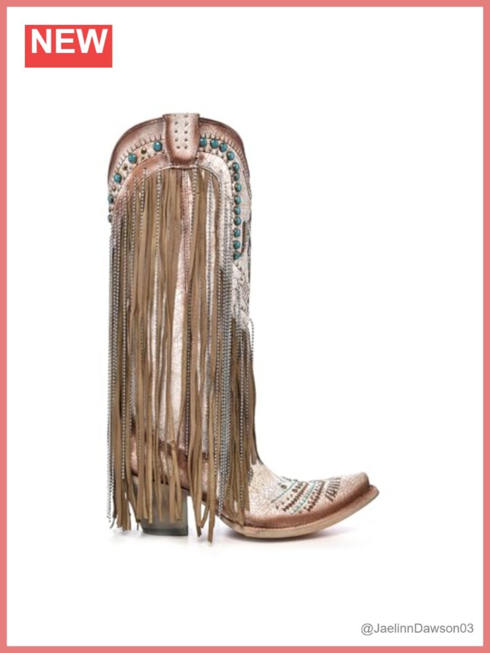 Women's Leather Western Boots Snip Toe Mid-Calf Cowboy Boots Pull-On